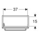 Geberit Waschtischunterschrank Renova Compact 40,8x60,5x23,1cm, 1 T, k, w/l hochgl.-5