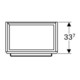 Geberit Waschtischunterschrank RENOVA COMPACT 550 x 604 x 367 mm Lack weiß hochglanz-5