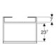 Geberit Waschtischunterschrank Renova Plan 43,5x60,5x34,5cm, 1 T, w, lack. hochgl.-5