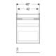 Geberit Waschtischunterschrank Renova Plan 48,4x60,6x40,7cm, lava, lackiert matt-4