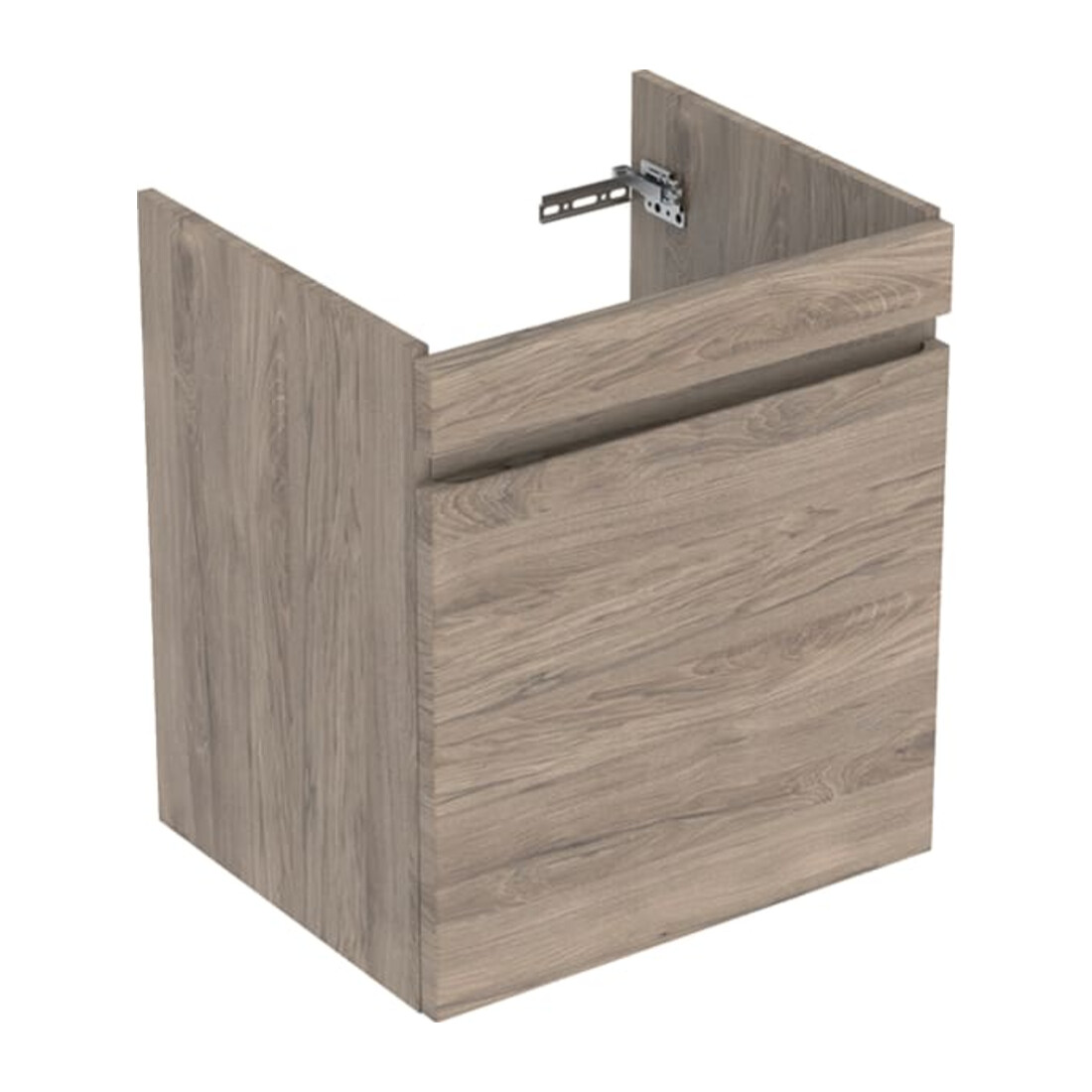 Geberit Waschtischunterschrank Renova Plan 53,6x60,6x44,6cm, Nussb, F. strukturiert