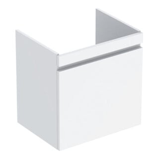 Geberit Waschtischunterschrank Renova Plan 58,5x60,6x44,6cm, we., lack. hochgl.