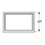 Geberit Waschtischunterschrank RENOVA PLAN 676 x 586 x 438 mm Lack lava matt-5