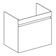Geberit Waschtischunterschrank Renova Plan 68,2x60,6x44,6cm, Nussb he, F. strukt.-2