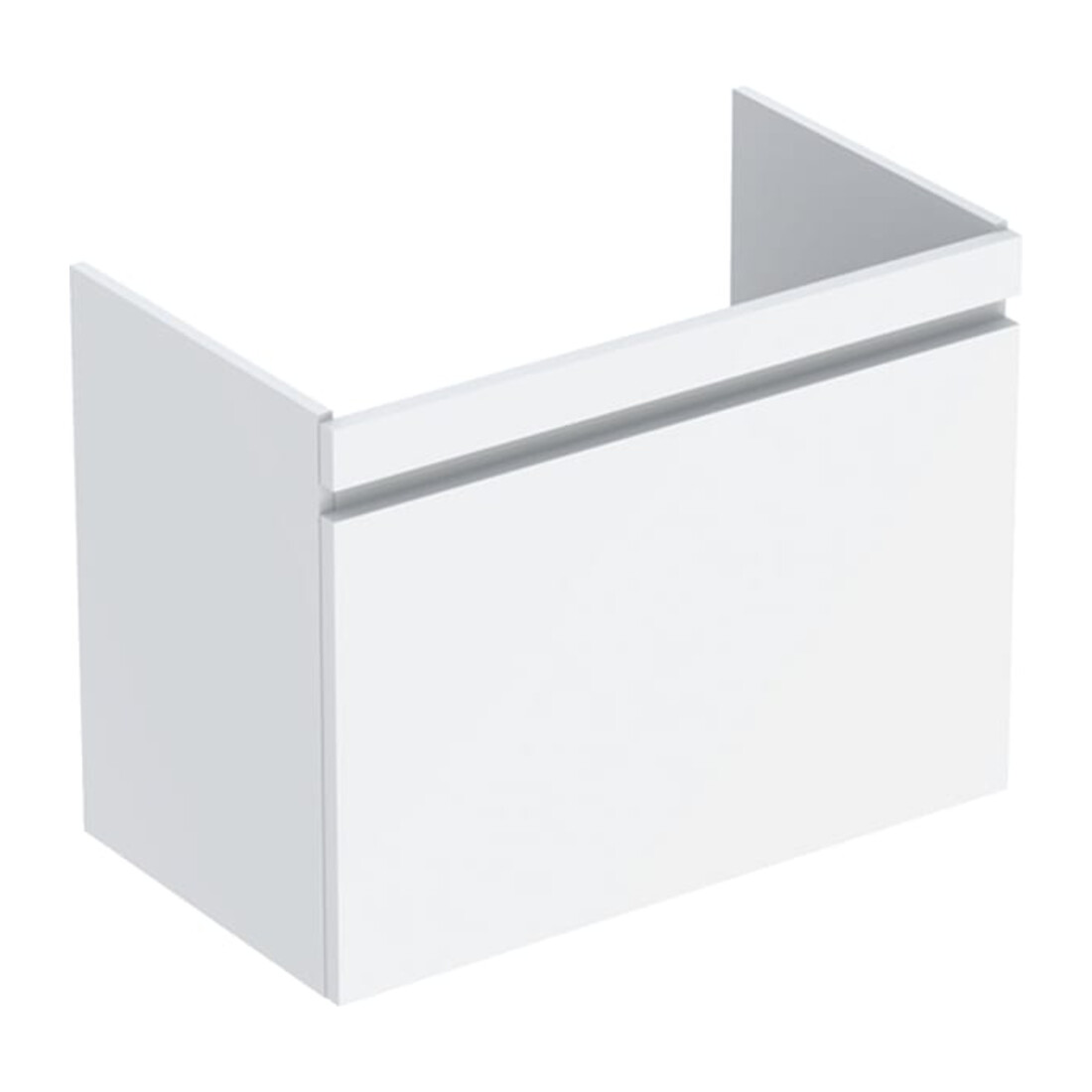 Geberit Waschtischunterschrank Renova Plan 78,2x60,6x44,6cm, we., lack. hochgl.