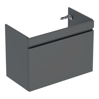 Geberit Waschtischunterschrank Renova Plan 83,2x60,6x44,6cm, lava, lackiert matt