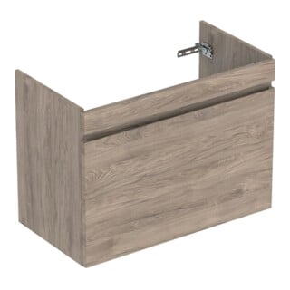 Geberit Waschtischunterschrank Renova Plan 83,2x60,6x44,6cm, Nussb, F. strukturiert