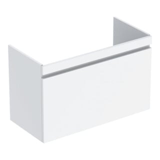 Geberit Waschtischunterschrank Renova Plan 83,2x60,6x44,6cm, we., lack. hochgl.