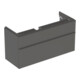 Geberit Waschtischunterschrank Smyle Square 118,4x61,7x47cm, lava matt, 2 Schubladen-1