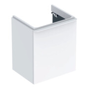 Geberit Waschtischunterschrank Smyle Square 53,6x61,7x43,3cm, 1 T. li, we. hochglanz