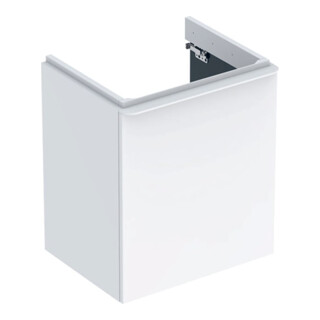 Geberit Waschtischunterschrank Smyle Square 53,6x61,7x43,3cm, 1 T. re, we. hochglanz
