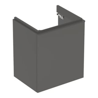 Geberit Waschtischunterschrank Smyle Square 53,6x61,7x43,3cm, 1 T. rechts, lava matt