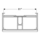 Geberit Waschtischunterschrank Smyle Square 88,4x61,7x47cm, sandgr. hgl, 2 Laden-5