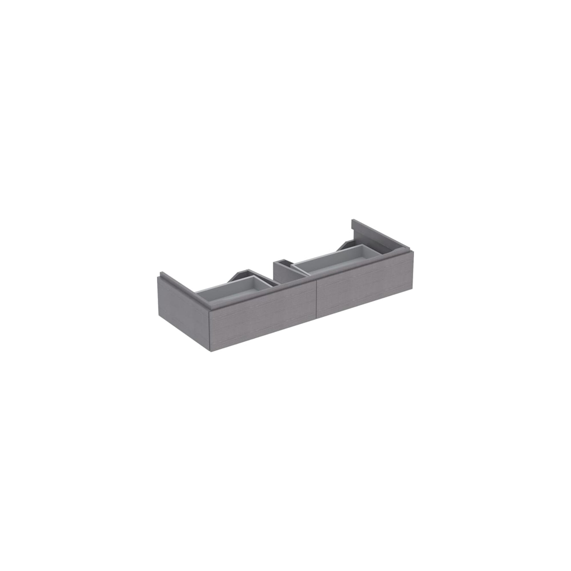 Geberit Waschtischunterschrank Xeno2 117,4x22x46,2cm, m 2 L, strukt./sch.-gr