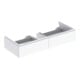Geberit Waschtischunterschrank Xeno2 117,4x22x46,2cm, m 2 Laden, hochgl./we-1