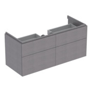 Geberit Waschtischunterschrank Xeno2 117,4x53x46,2cm, m 4 L, strukt./sch.-gr