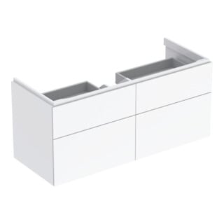 Geberit Waschtischunterschrank Xeno2 117,4x53x46,2cm, m 4 Laden, hochgl./we