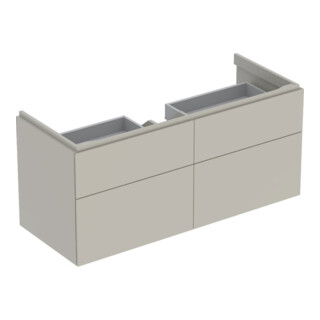 Geberit Waschtischunterschrank Xeno2 117,4x53x46,2cm, m 4 Laden, matt/greige