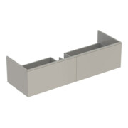 Geberit Waschtischunterschrank Xeno2 139,5x35x47,3cm, m 2 L, lack. m/greige