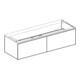 Geberit Waschtischunterschrank Xeno2 139,5x35x47,3cm, m 2 L, Mel. Holz/grau