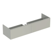 Geberit Waschtischunterschrank Xeno2 159,5x35x47,3cm, m 2 L, lack. m/greige