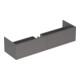 Geberit Waschtischunterschrank Xeno2 159,5x35x47,3cm, m 2 L, Mel. Holz/grau-1