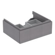 Geberit Waschtischunterschrank Xeno2 58x22x46,2cm, strukt./sch.-gr, m Lade