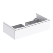 Geberit Waschtischunterschrank Xeno2 88x22x46,2cm, hochgl./we, mit Schublade