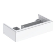 Geberit Waschtischunterschrank Xeno2 88x22x46,2cm, m La., m Abl, hochgl./we