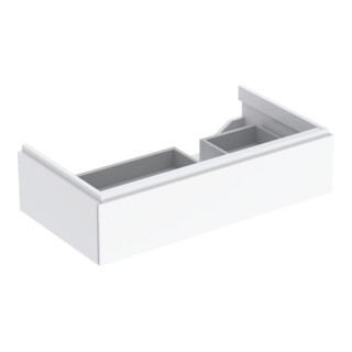 Geberit Waschtischunterschrank Xeno2 88x22x46,2cm, m La., m Abl, hochgl./we
