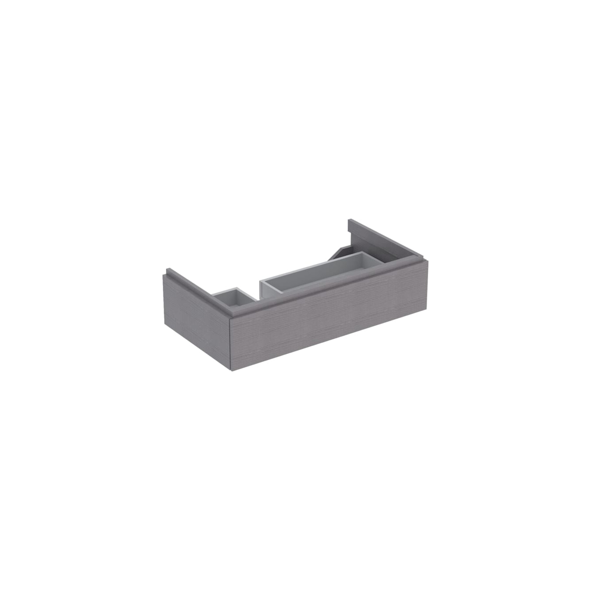Geberit Waschtischunterschrank Xeno2 88x22x46,2cm, m La., m Abl, struk./s.gr