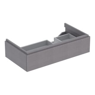 Geberit Waschtischunterschrank Xeno2 88x22x46,2cm, m La., m Abl, struk./s.gr