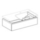 Geberit Waschtischunterschrank Xeno2 88x22x46,2cm, m La., m Abl, struk./s.gr