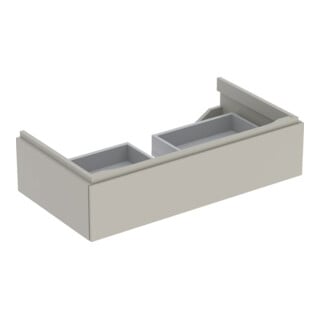 Geberit Waschtischunterschrank Xeno2 88x22x46,2cm, matt/greige, mit Schublade