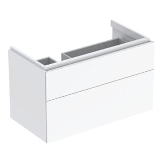 Geberit Waschtischunterschrank Xeno2 88x53x46,2cm, m 2 L, m Abl, hochgl./we