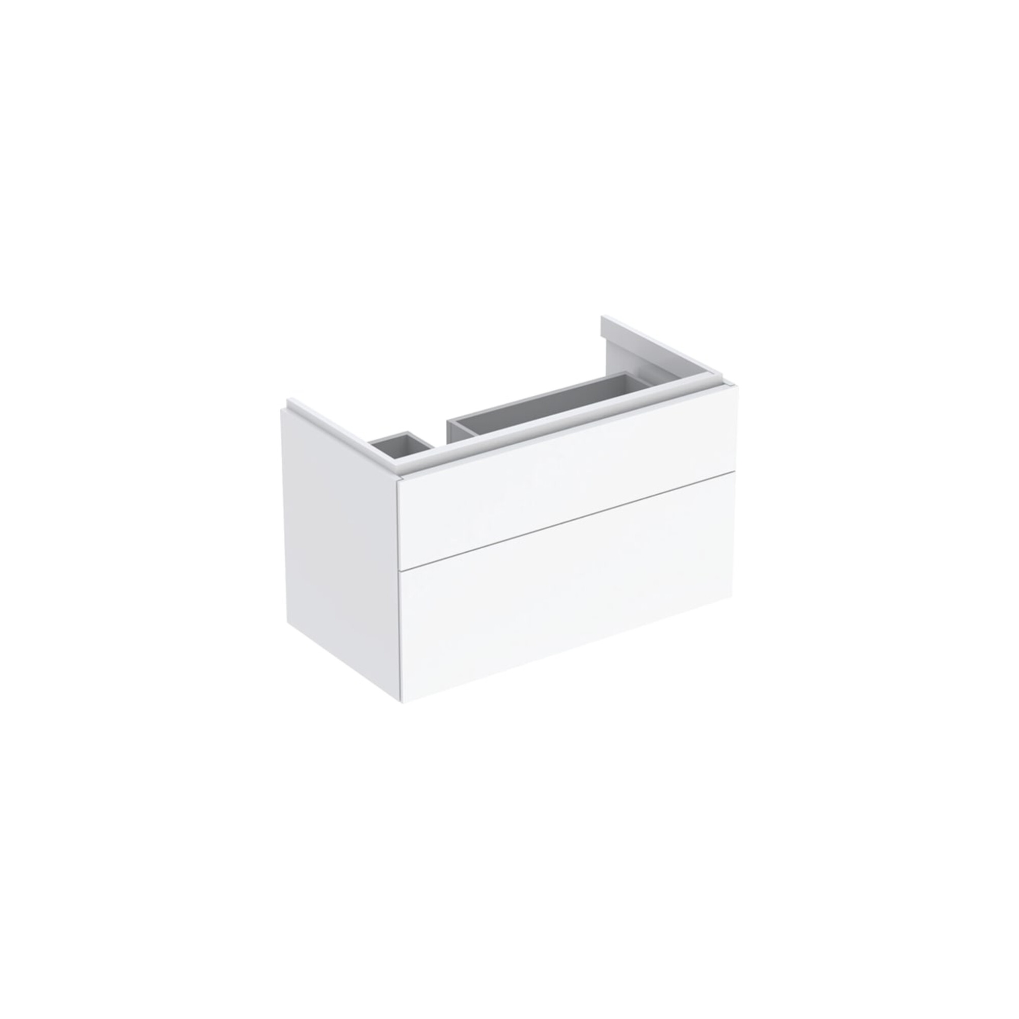Geberit Waschtischunterschrank Xeno2 88x53x46,2cm, m 2 L, m Abl, hochgl./we
