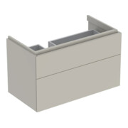 Geberit Waschtischunterschrank Xeno2 88x53x46,2cm, m 2 L, m Abl, m/greige