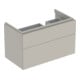 Geberit Waschtischunterschrank Xeno2 88x53x46,2cm, m 2 L, m Abl, m/greige-1