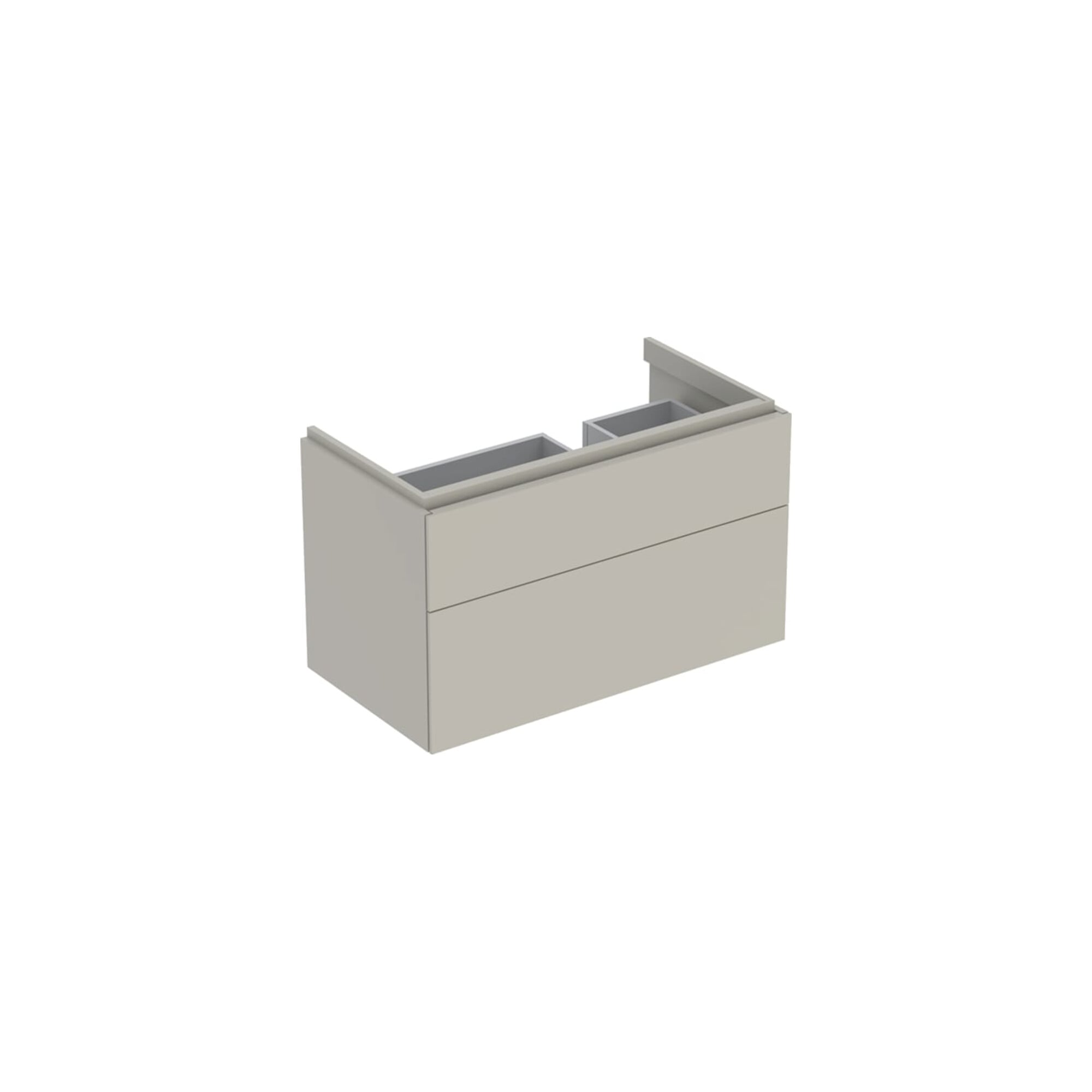 Geberit Waschtischunterschrank Xeno2 88x53x46,2cm, m 2 L, m Abl, m/greige