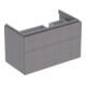 Geberit Waschtischunterschrank Xeno2 88x53x46,2cm, m 2 L, m Abl, struk./s.gr-1