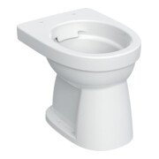 Geberit WC à chasse plate sur pied Renova 6 l, évac. verticale, rimfree, blanc KeraTect