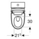 Geberit WC complet AquaClean Mera Classic avec WC sur pied, blanc alpin