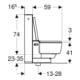 Geberit WC complet AquaClean Mera Classic avec WC sur pied, blanc alpin