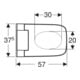 Geberit WC-complet AquaClean Sela Square avec WWC, blanc K-Tect / chrome brillant-4