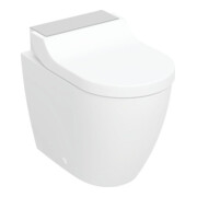 Geberit WC-complet AquaClean Tuma Comfort avec WC sur pied, bas, acier inoxydable brossé