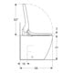 Geberit WC-complet AquaClean Tuma Comfort avec WC sur pied, bas, noir