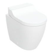 Geberit WC-Komp. AquaClean Tuma Comfort mit Stand-WC, tief, Glas weiß