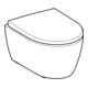 Geberit WC mural, chasse profonde iCon 36x49 cm, vrk A, ge F., sans bride, blanc mat