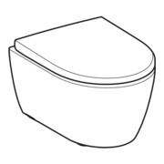 Geberit WC mural, chasse profonde iCon 36x49 cm, vrk A, ge F., sans bride, blanc mat-5