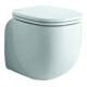 Geberit WC-Sitz 500 by Citterio weiß, mit Deckel, Scharniere verchromt-1